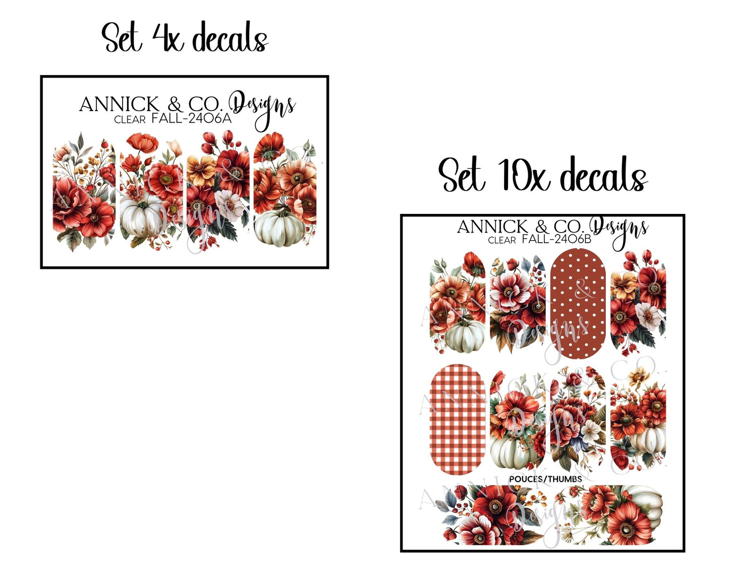 Decals for nails www.annickco.ca