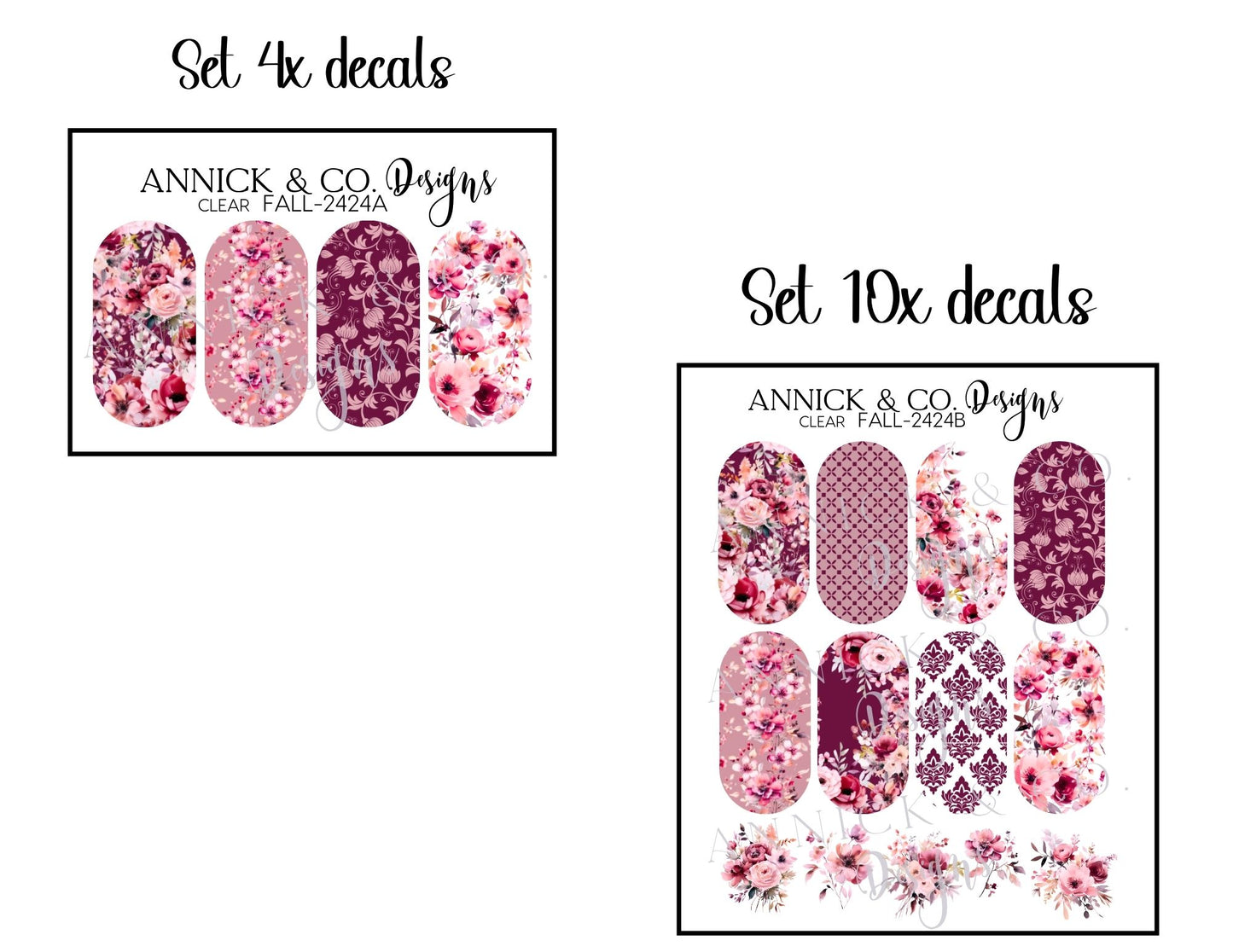 Decals for nails www.annickco.ca