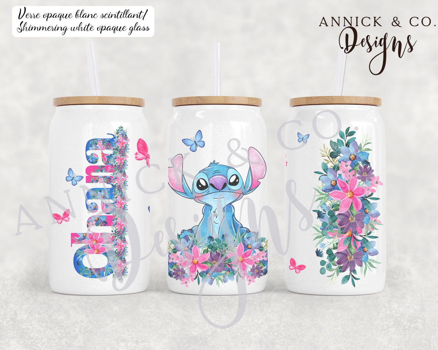 Verre/Gobelet à café glacé de STITCH