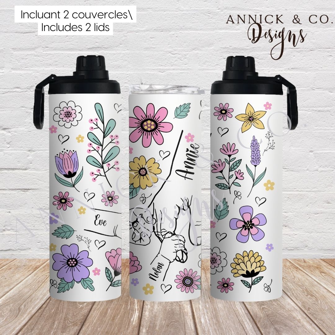 2en1 bouteille de sport pour maman. www.annickco.ca