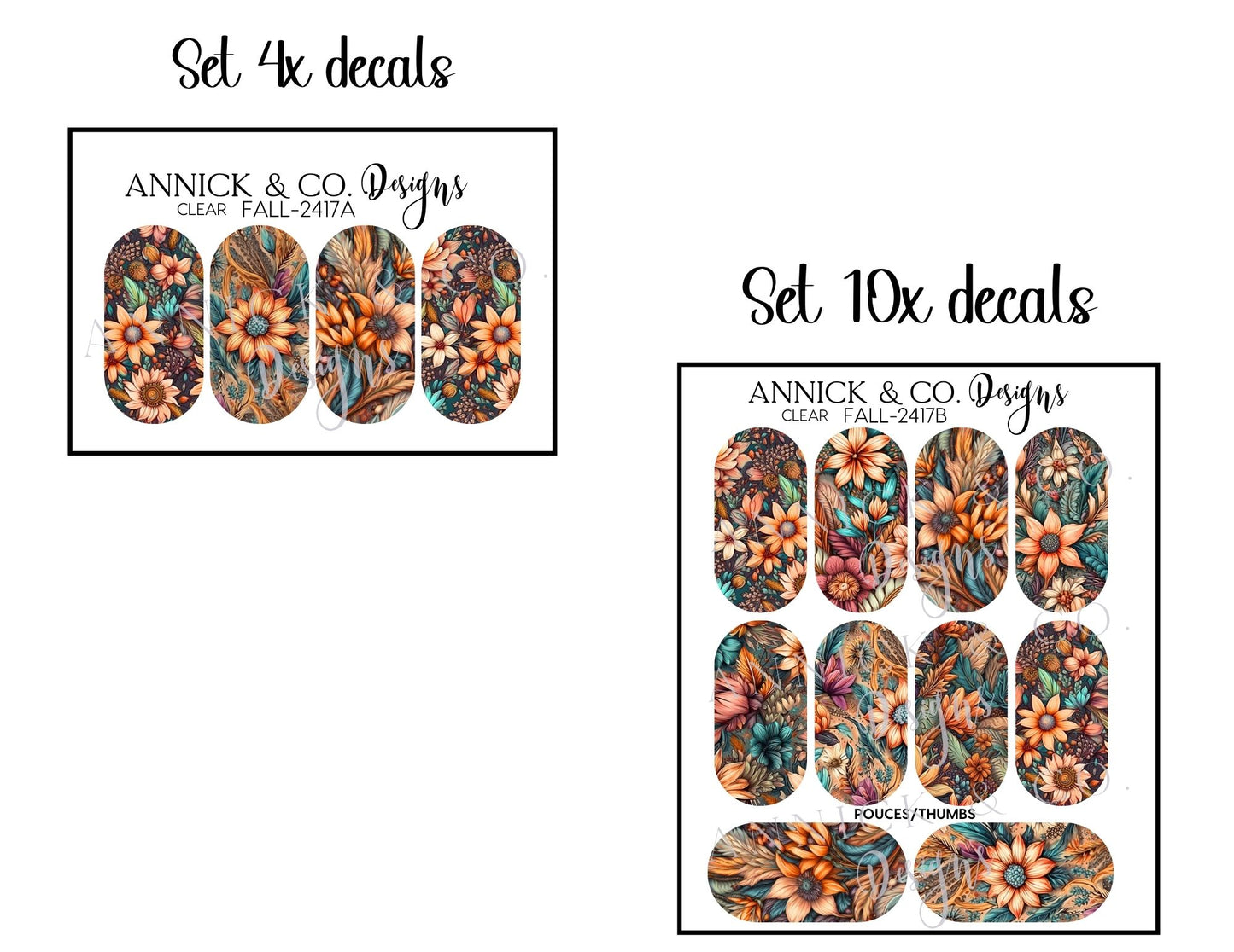 Decals for nails www.annickco.ca