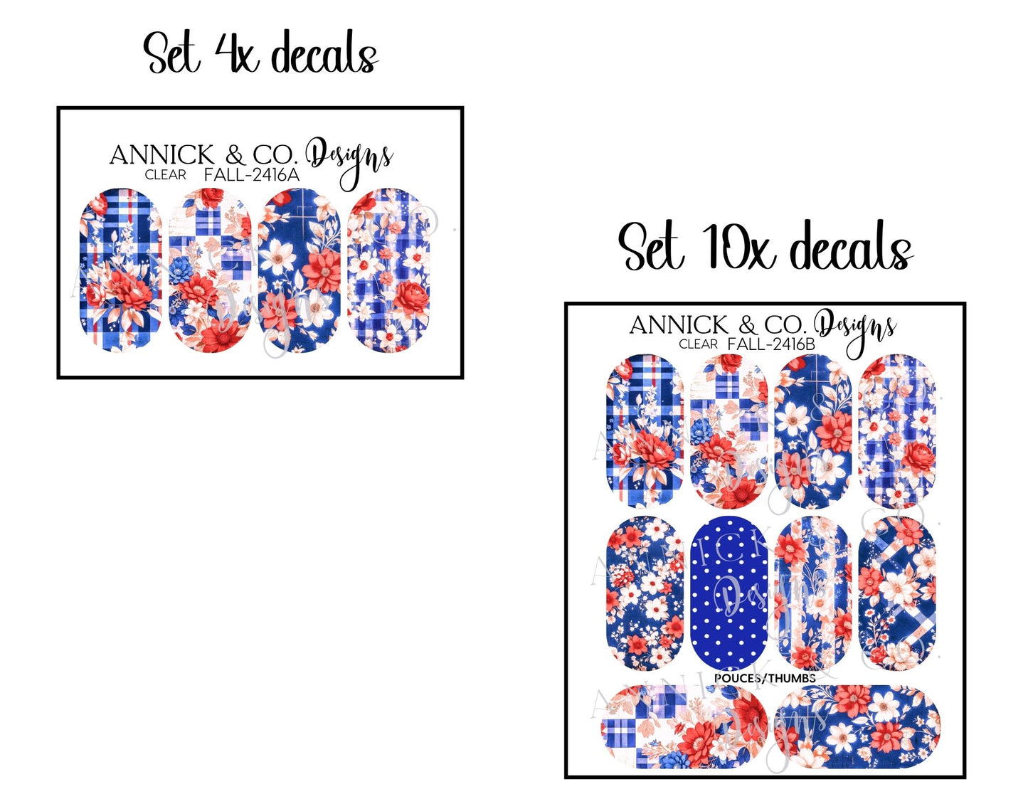 Decals for nails www.annickco.ca