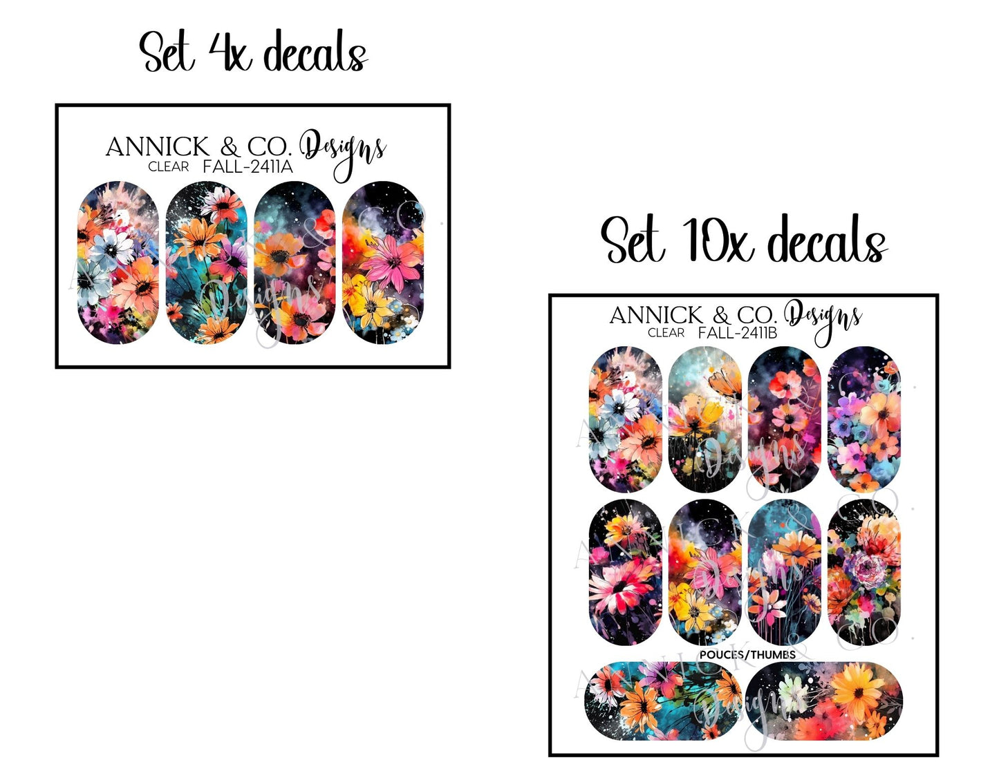 Decals for nails www.annickco.ca