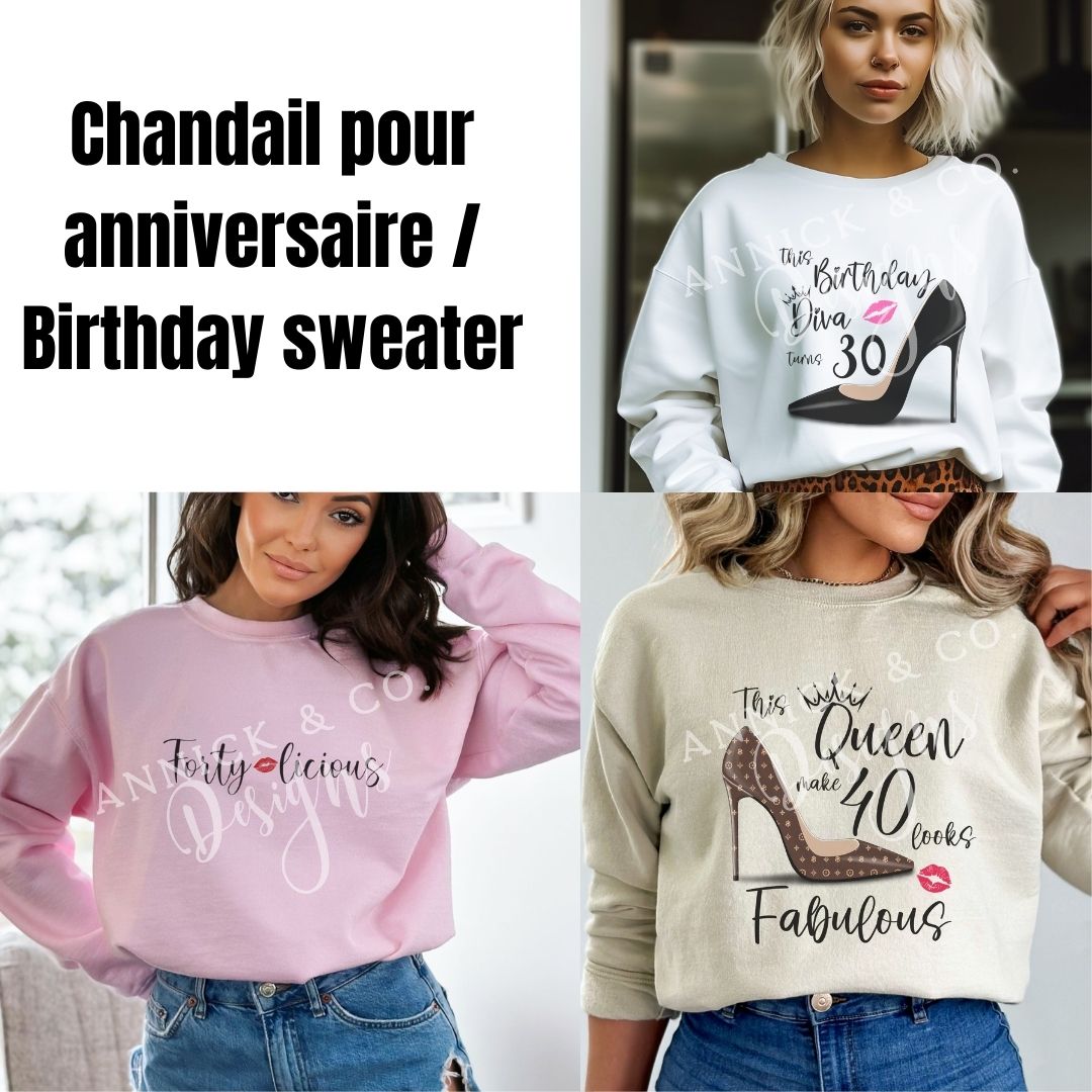 Chandail Personnalisé – Créez le vôtre !