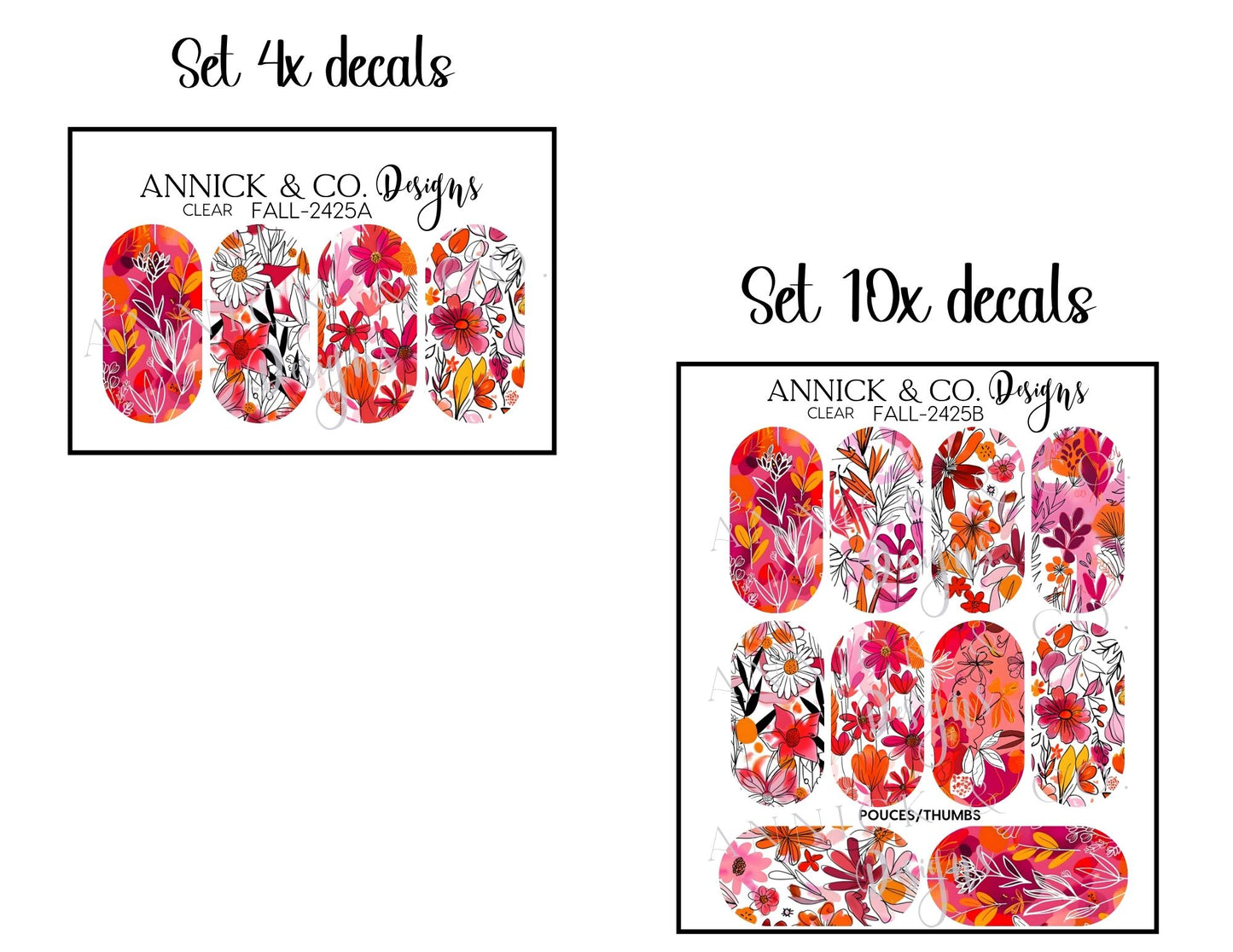 Decals for nails www.annickco.ca