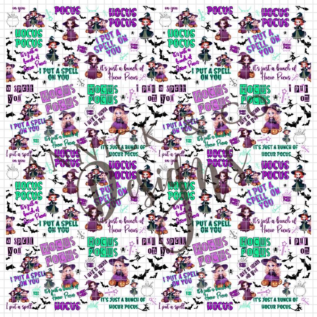 HOCUS POCUS - Fichier numérique PNG sans couture