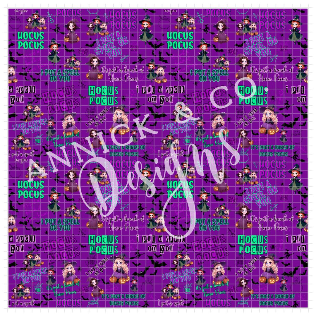 HOCUS POCUS - Fichier numérique PNG sans couture