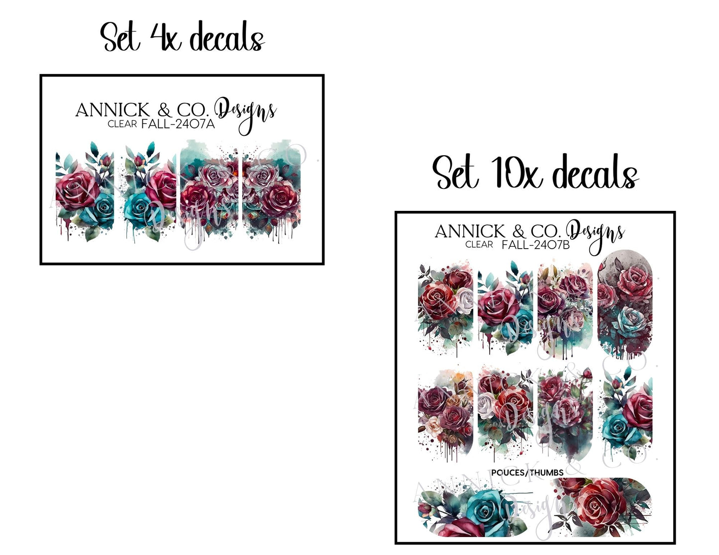 Decals for nails www.annickco.ca