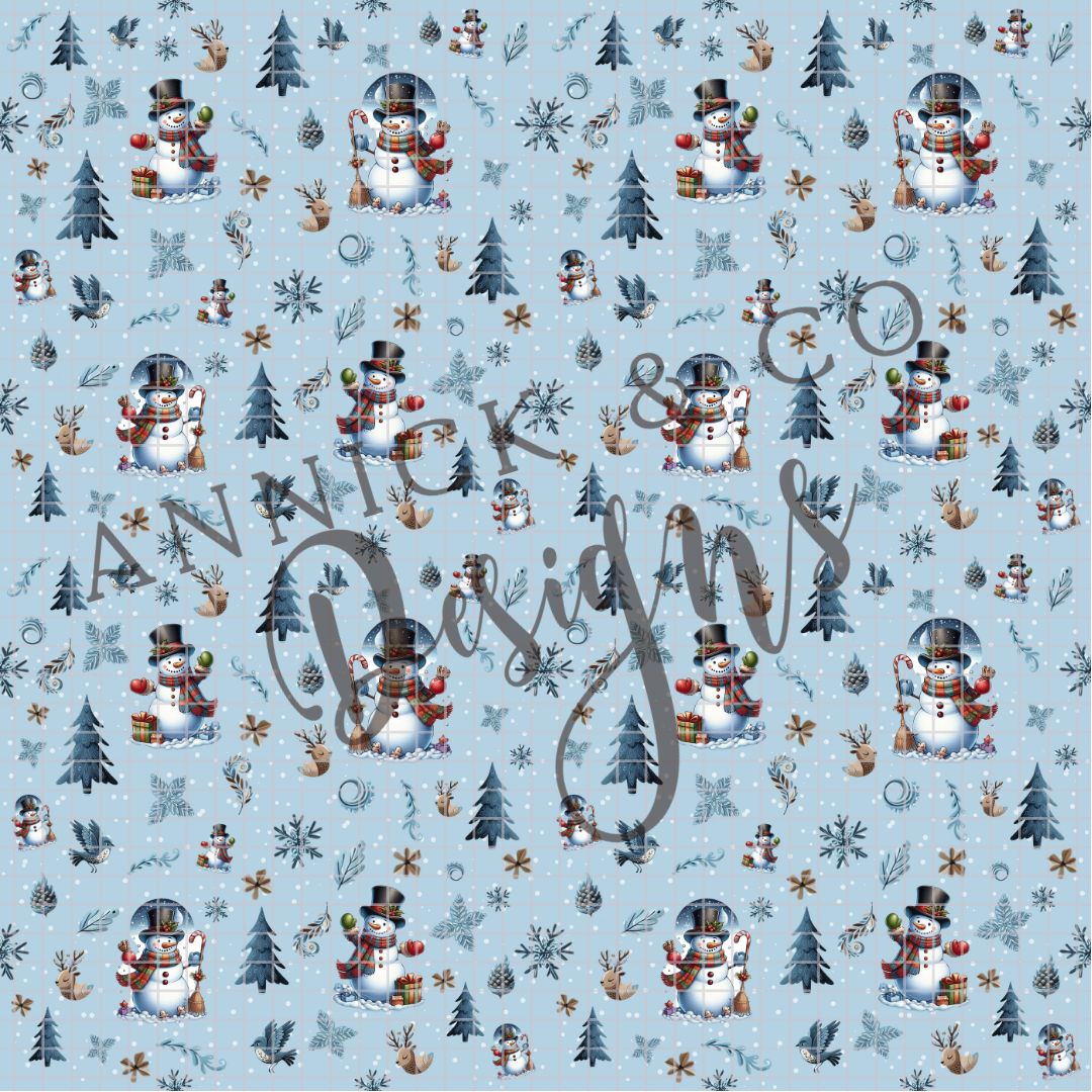 BOHO pink Christmas gnomes- SEAMLESS PNG Digital File