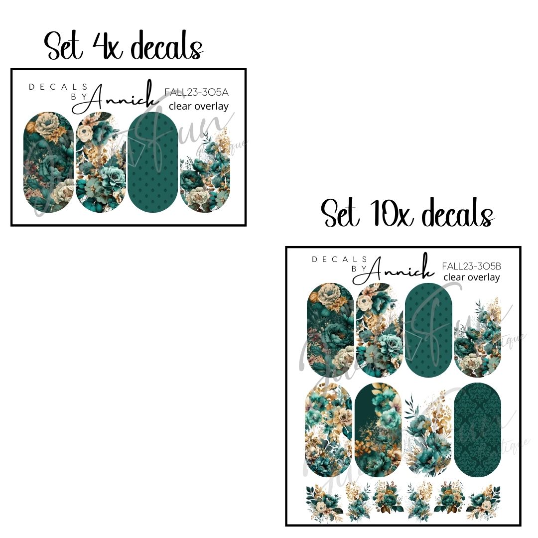 Fall decals for nails www.annickco.ca