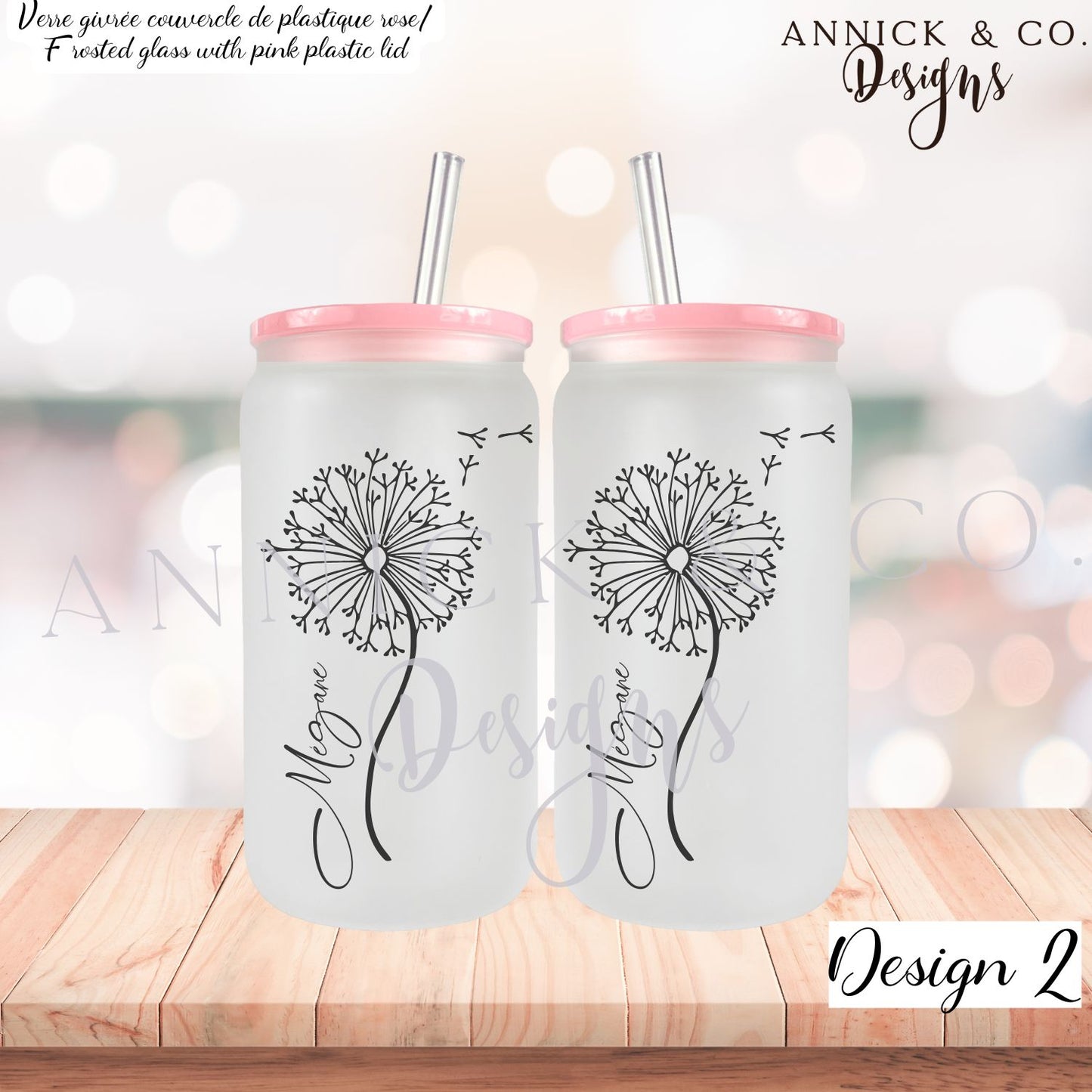 Custom Dandelion mug www.annickco.ca