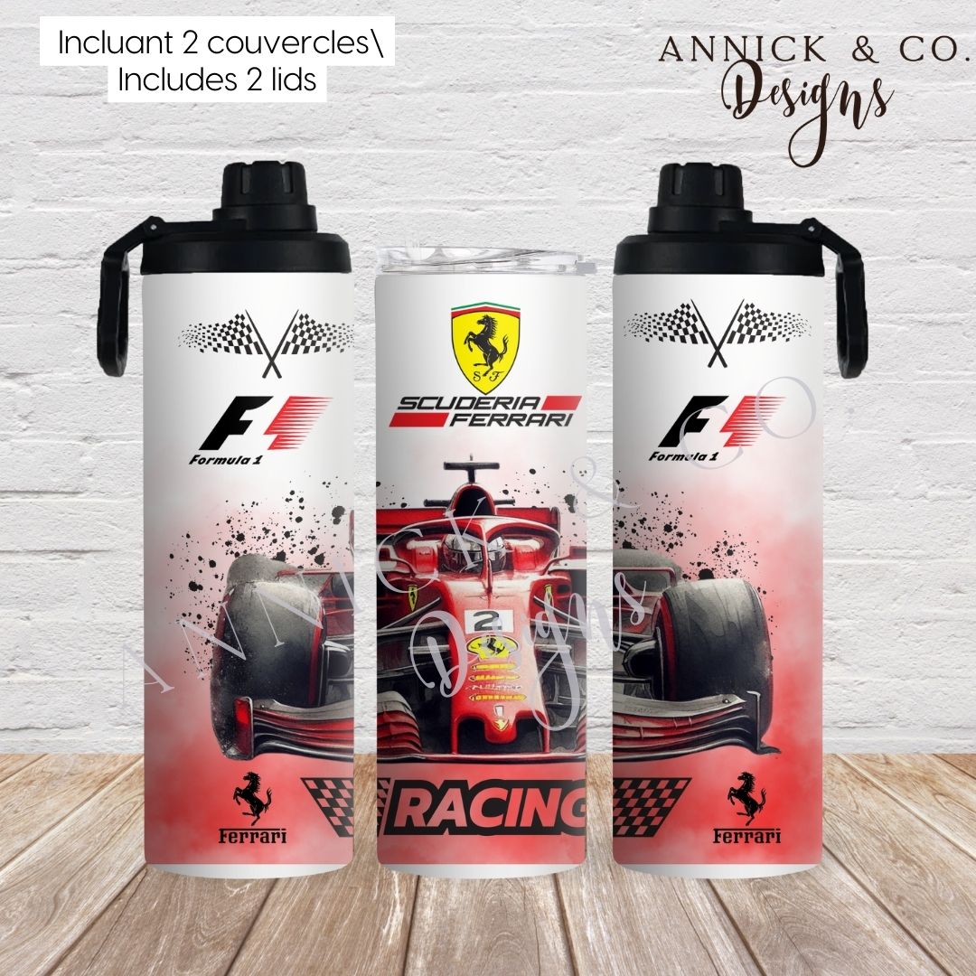 2in1 Sport Bottle- F1 Racing car
www.annickco.ca