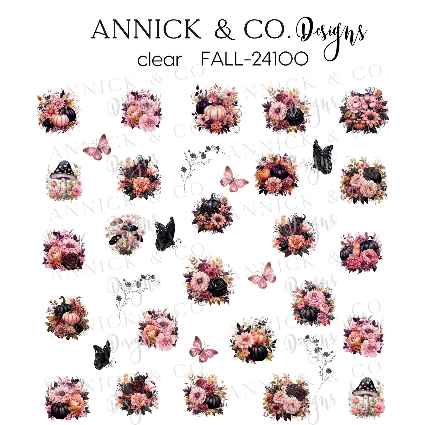 Nails decals www.annickco.ca