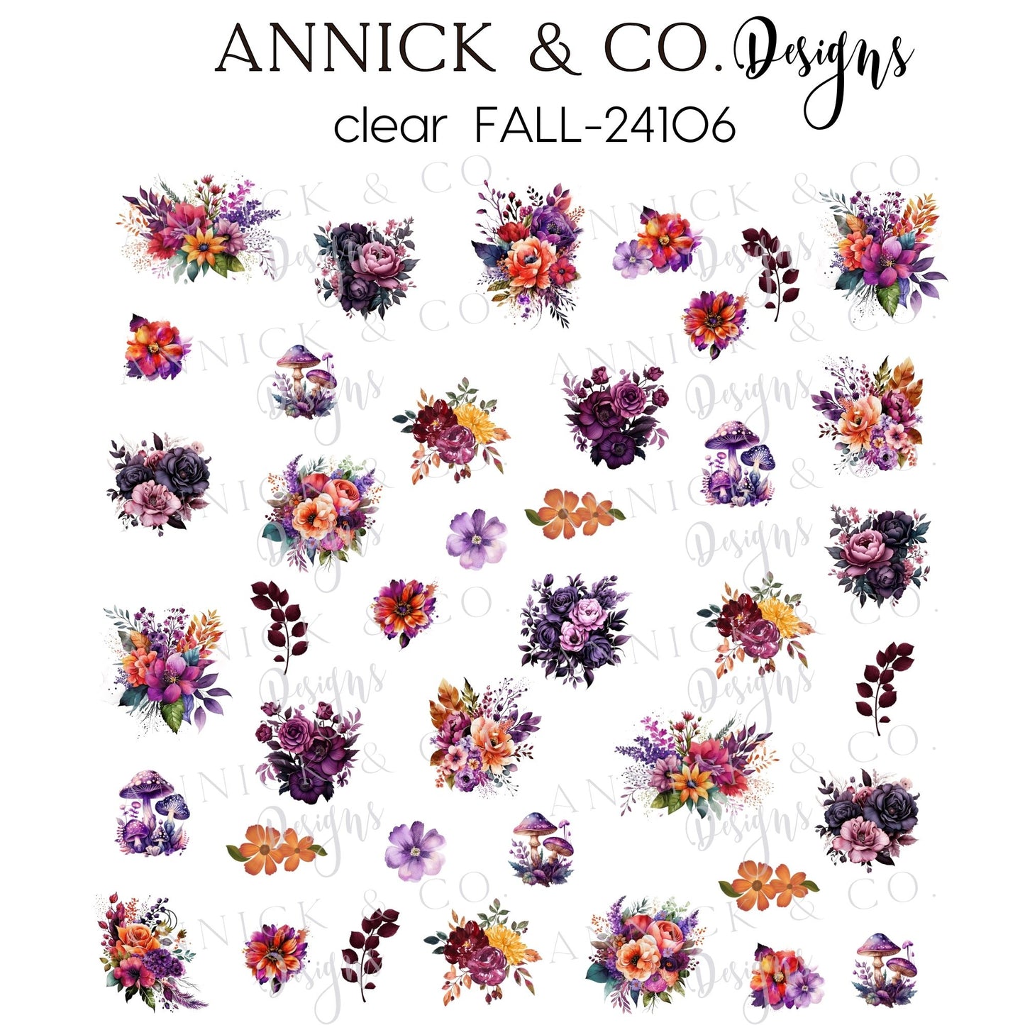 Nails decals www.annickco.ca