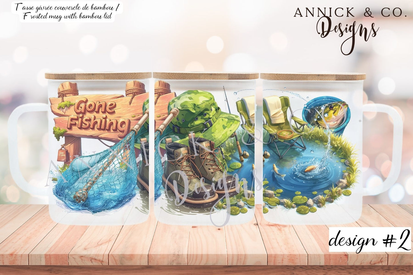 Gobelet à café glacé 16oz ou tasse givré de 15oz Parti pêcher!!