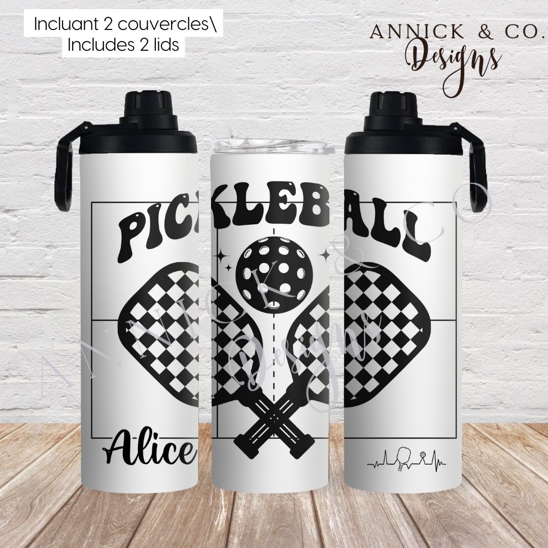 2in1 Pickelball 20oz bottle www.annickco.ca