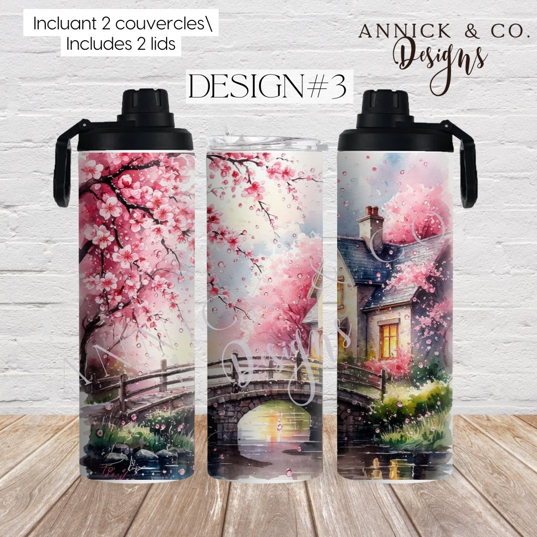 Sakura- Cherry Blossom 20oz 2in1 Tumbler