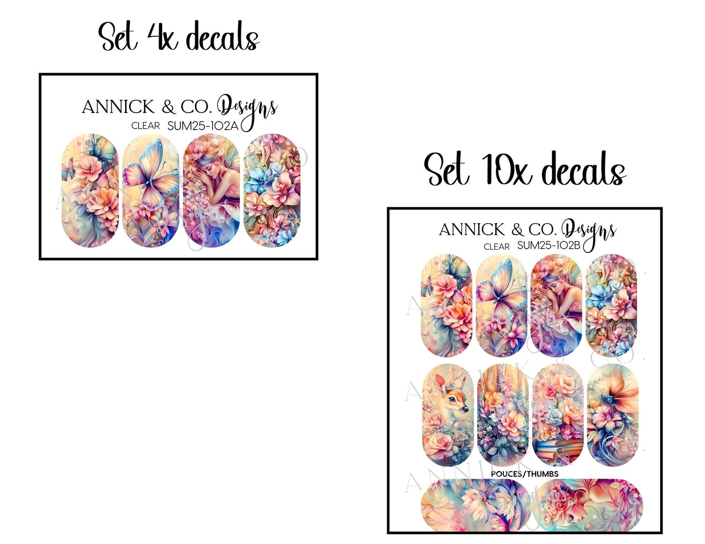 Decals for nails www.annickco.ca