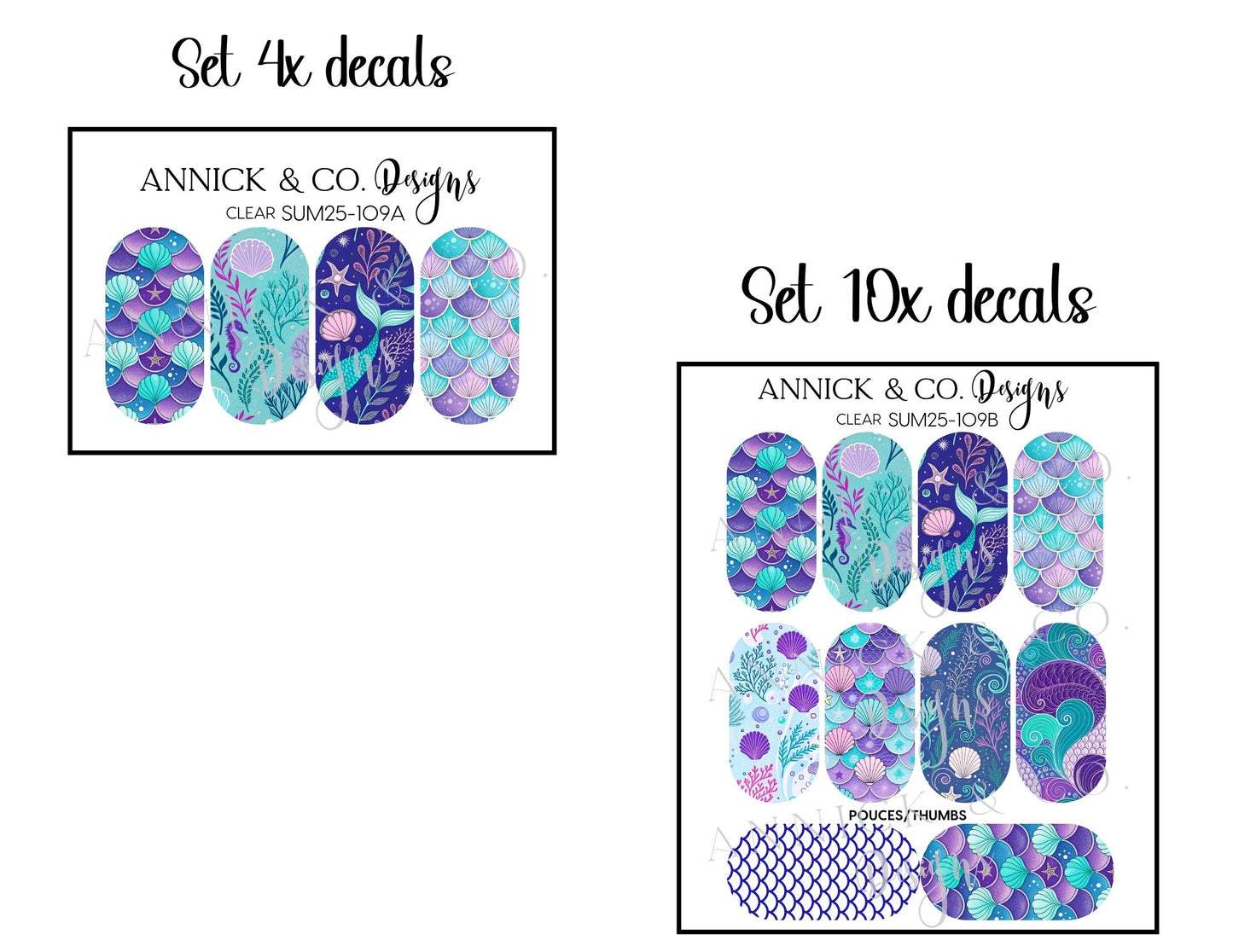 Decals for nails www.annickco.ca