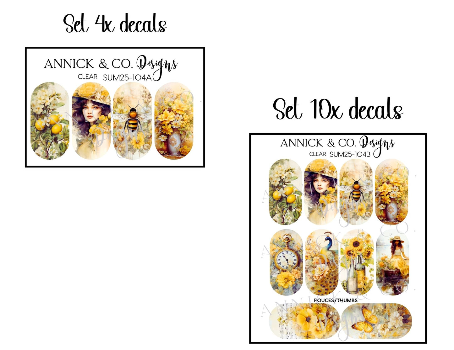 Decals for nails www.annickco.ca