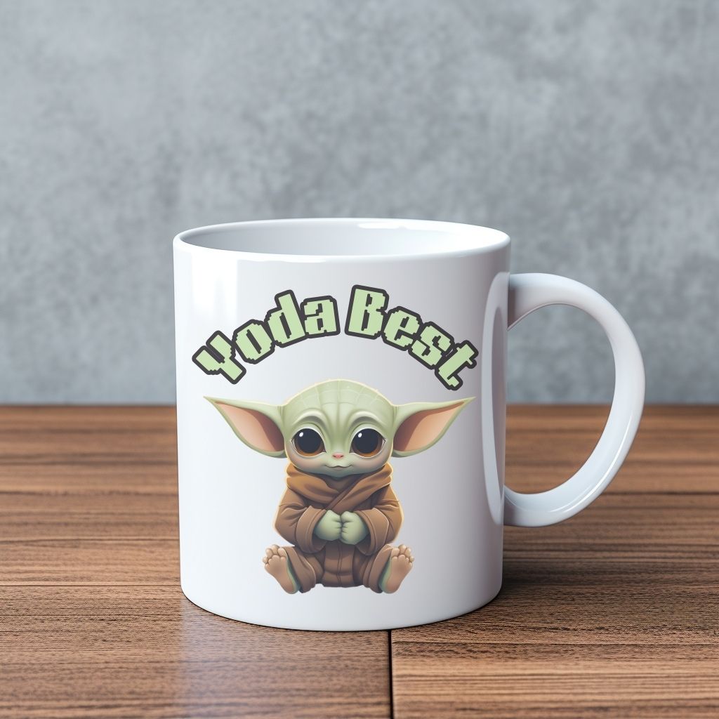 YODA Best baby Yoda mug www.annickco.ca