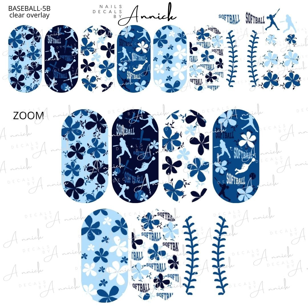 www.annickco.ca BASEBALL/SOFTBALL waterdercals for nails