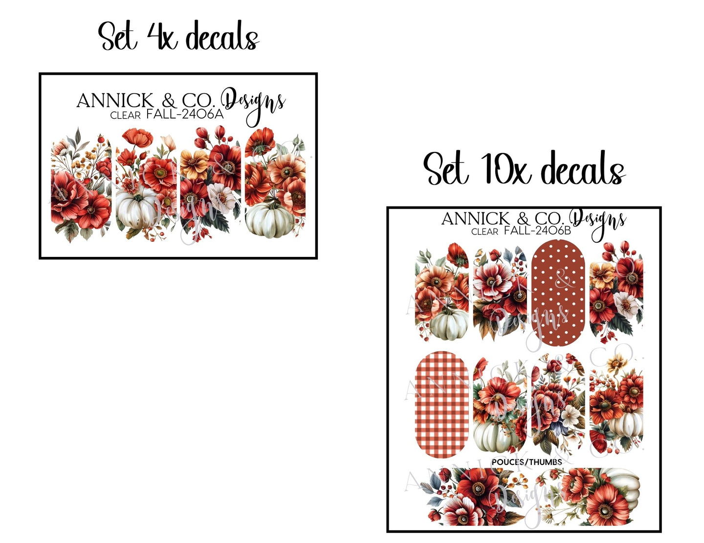 Decals for nails www.annickco.ca