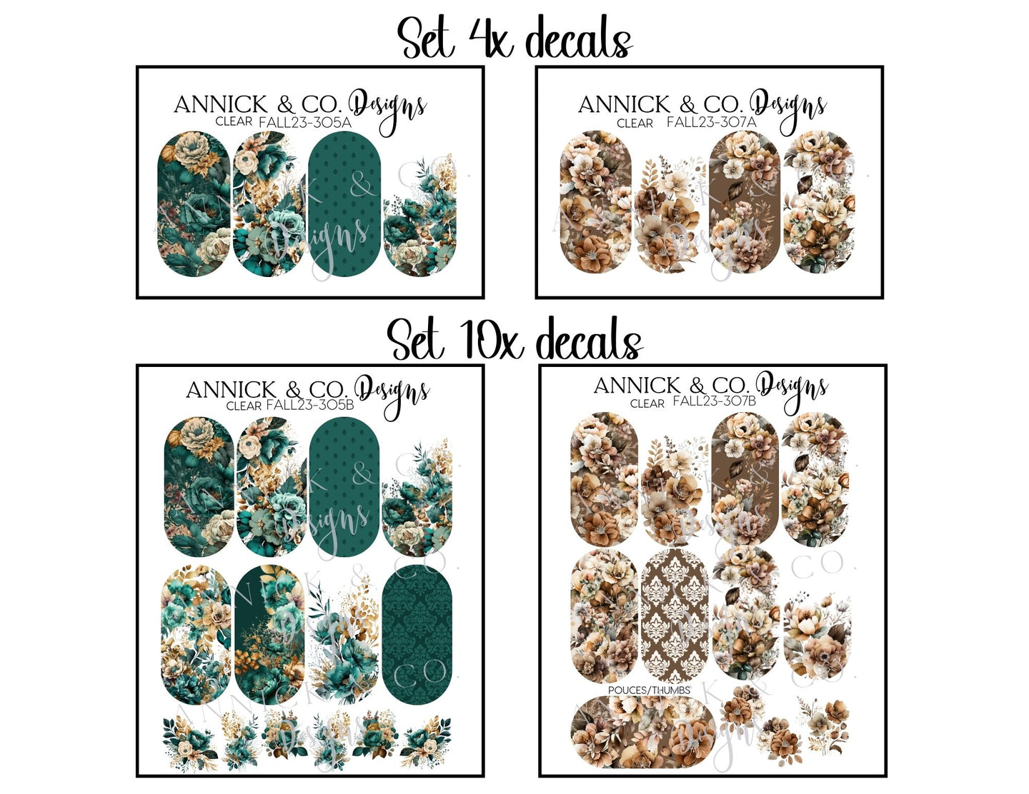 Decals for nails www.annickco.ca