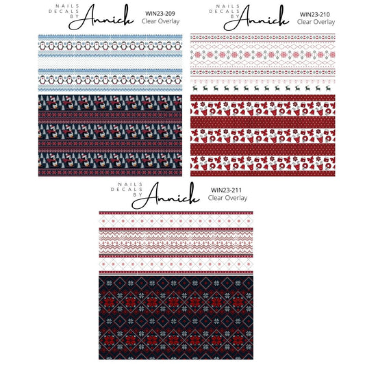 Winter/ & Christmas waterdecals for nails www.annickco.ca