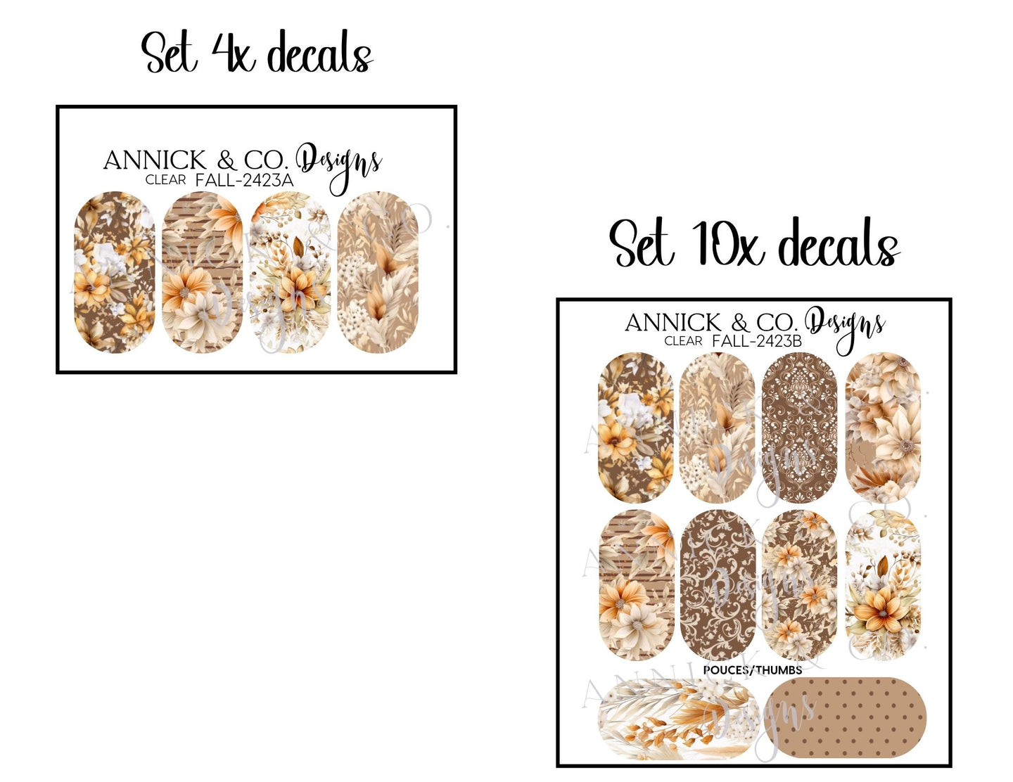 Decals for nails www.annickco.ca