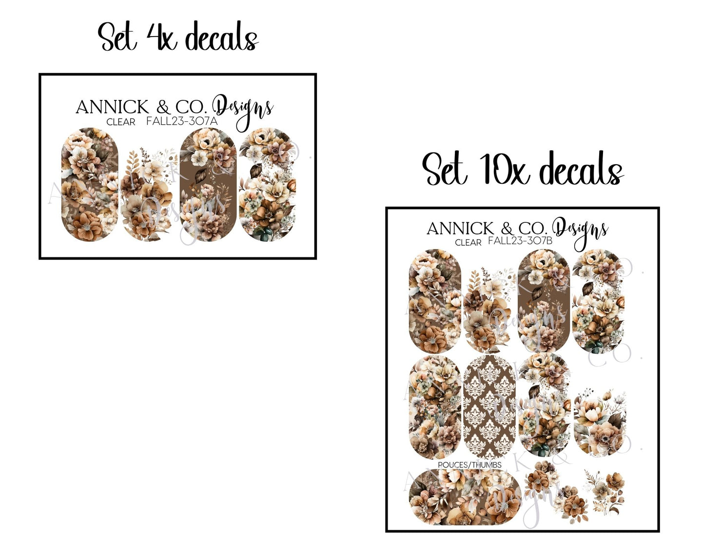 Decals for nails www.annickco.ca