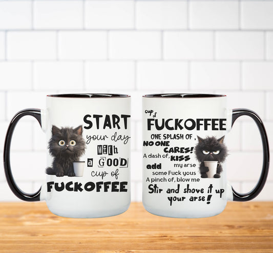 grumpy cat FUCKOFFEE www.annickco.ca