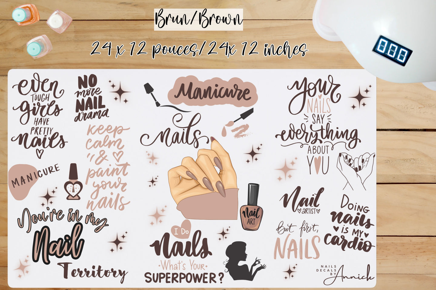 nail mats www.annickco.ca