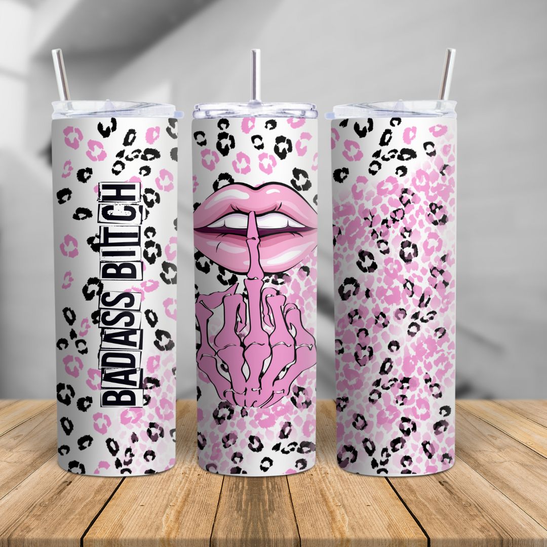 Gobelet (tumbler)20oz avec haut-parleur Bluetooth  Badass Bitch, 20oz tumbler with Bluetooth speaker Annick&CoDesigns