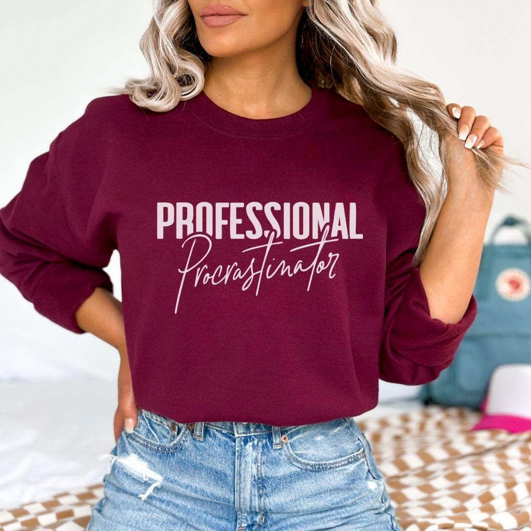 Professional Procrastinator Hoodie/sweatshirt www.annickco.ca