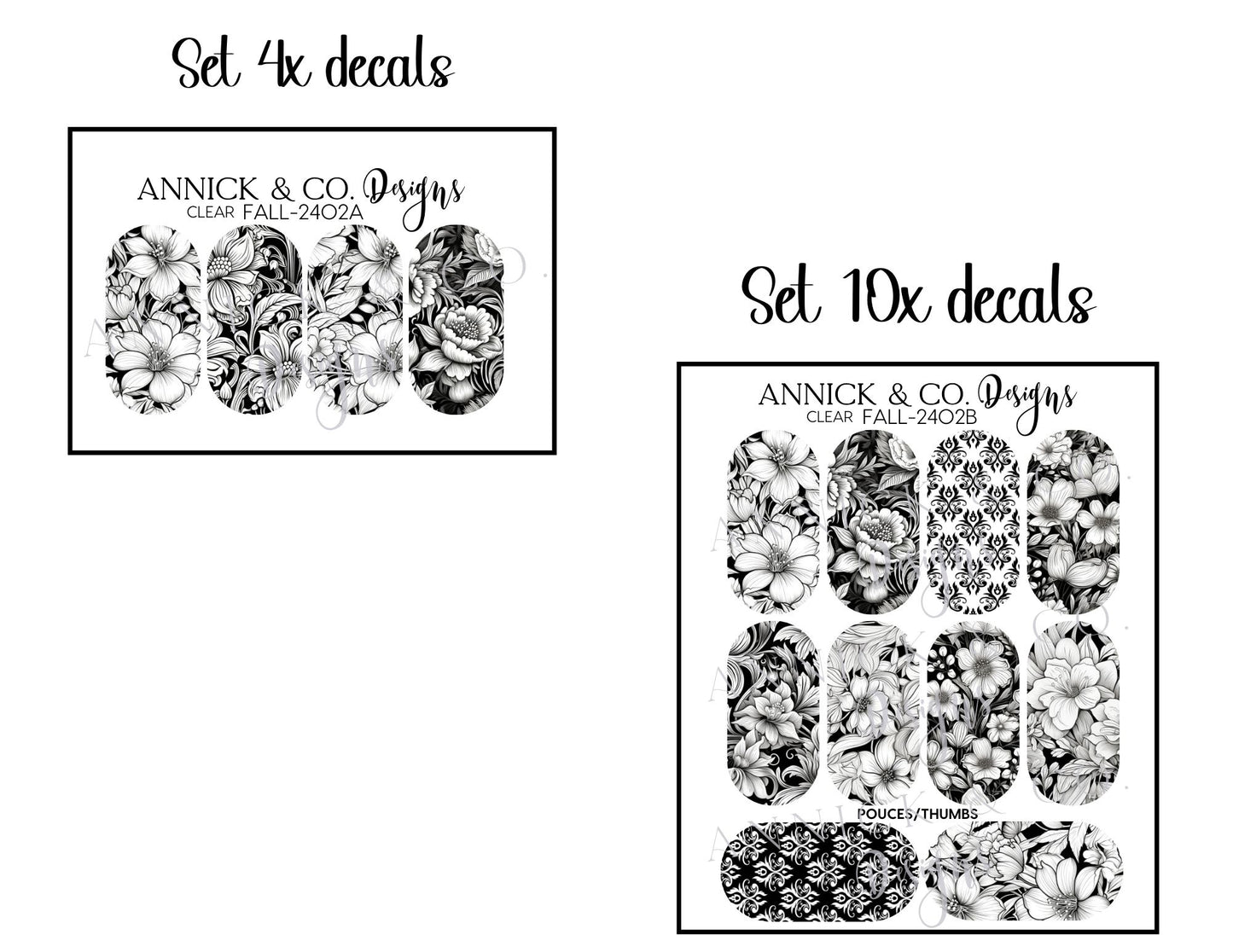 Decals for nails www.annickco.ca