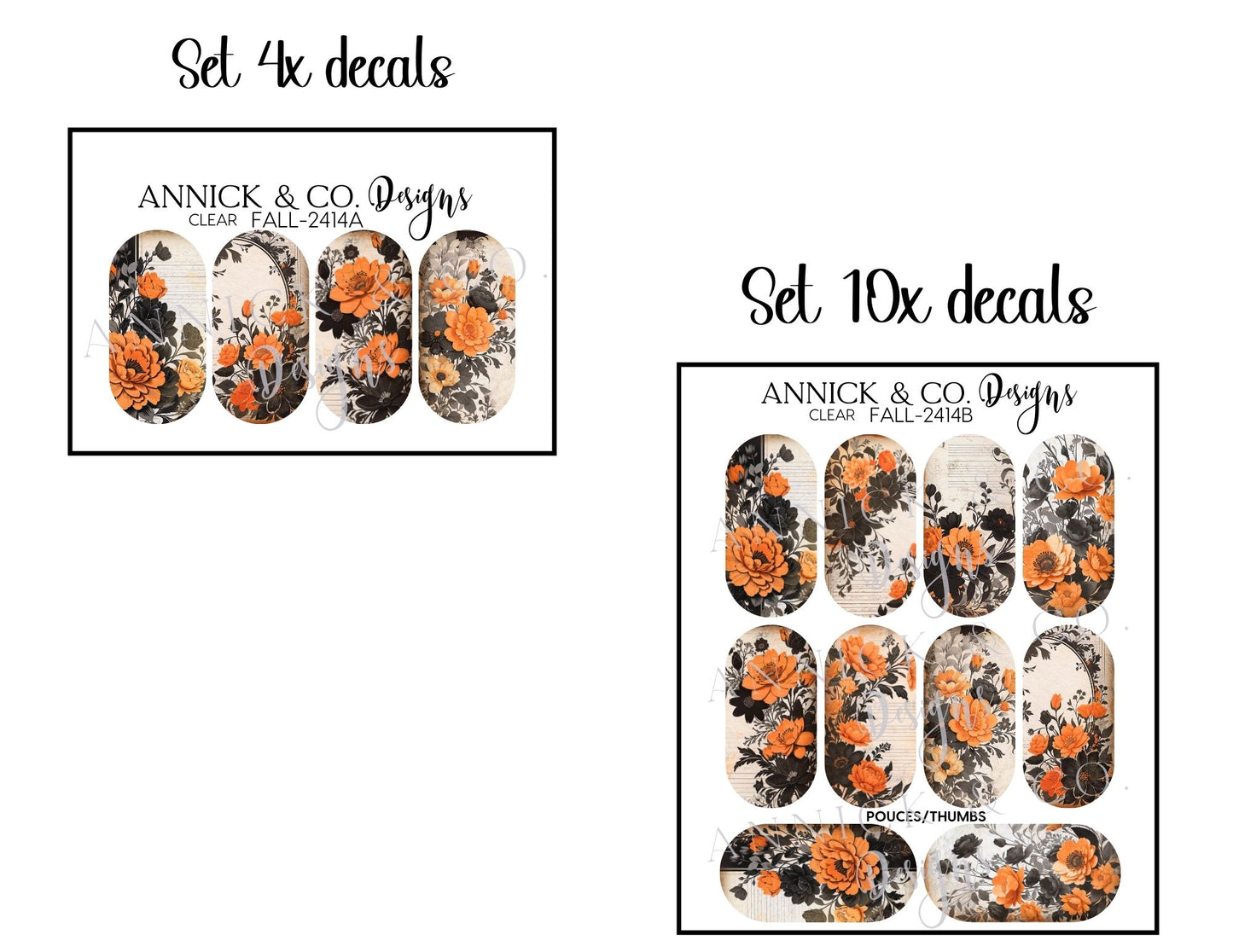Decals for nails www.annickco.ca