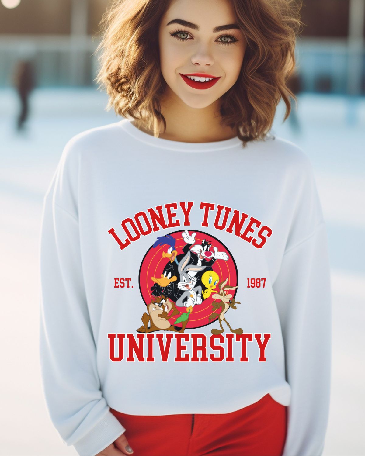 Looney tune university Hoodie or sweatshirt www.annickco.ca