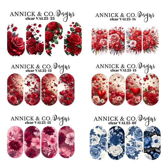 VALENTINE'S DAY Decals for nails