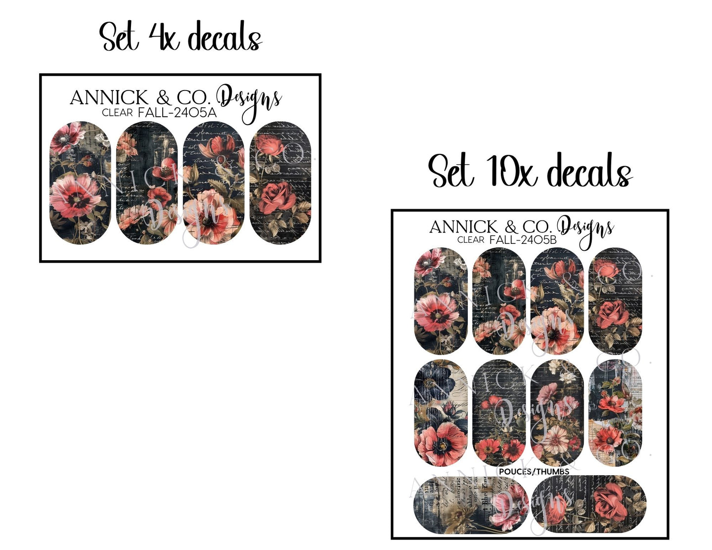 Decals for nails www.annickco.ca
