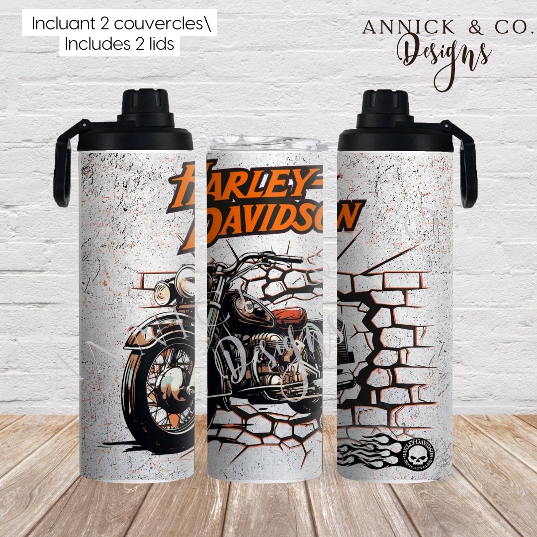 HARLEY DAVIDSON 2in1 sport bottle www.annickco.ca