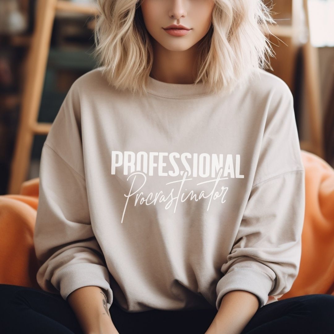 Professional Procrastinator Hoodie/sweatshirt www.annickco.ca