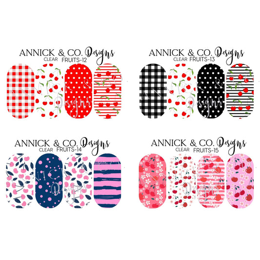 Fruits Summer nails decals www.annickco.ca