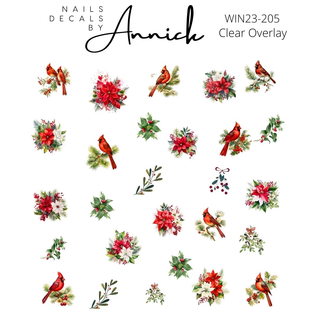 Christmas waterdecals for nails www.annickco.ca