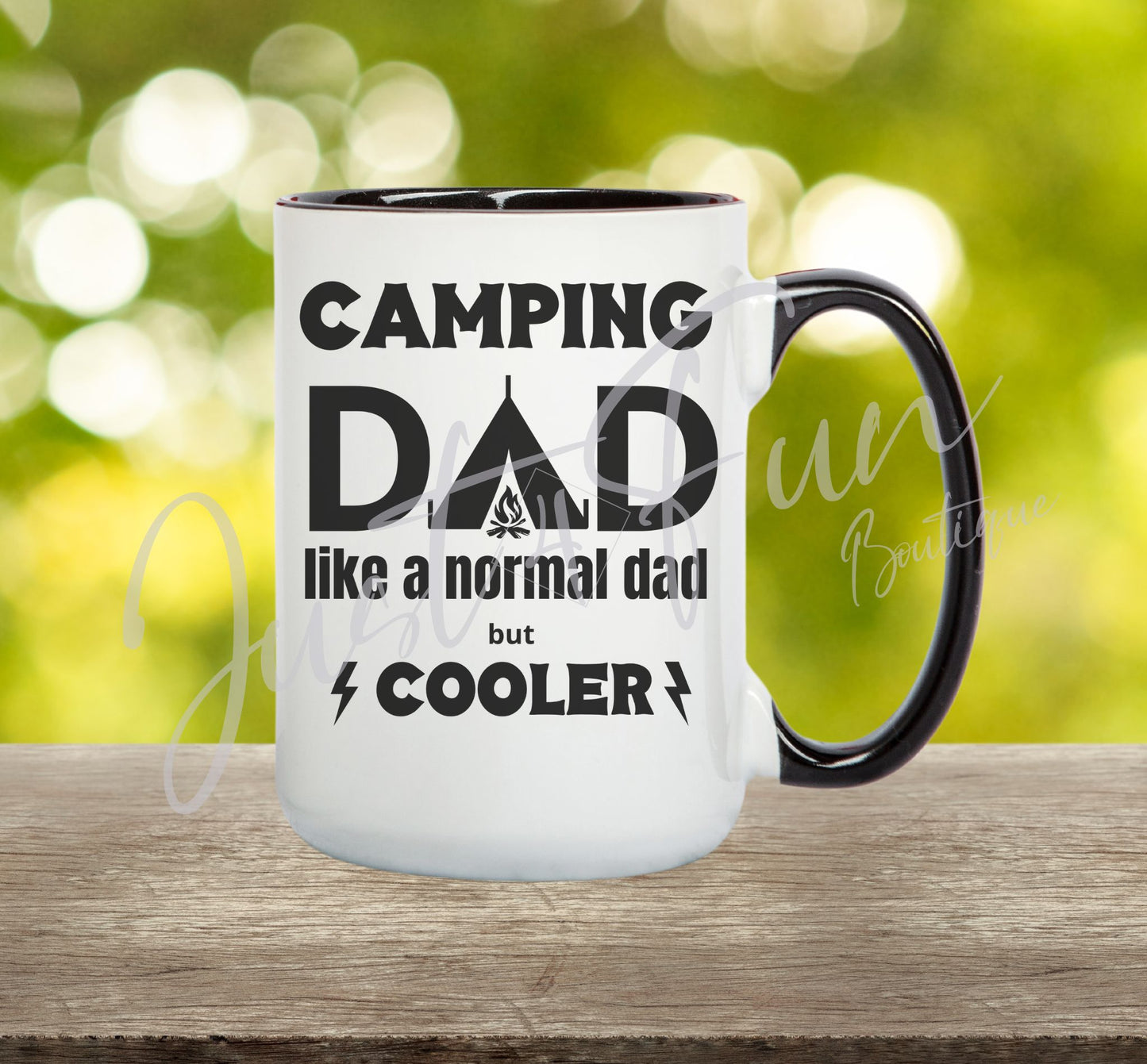 Camping dad custom mug www.annickco.ca