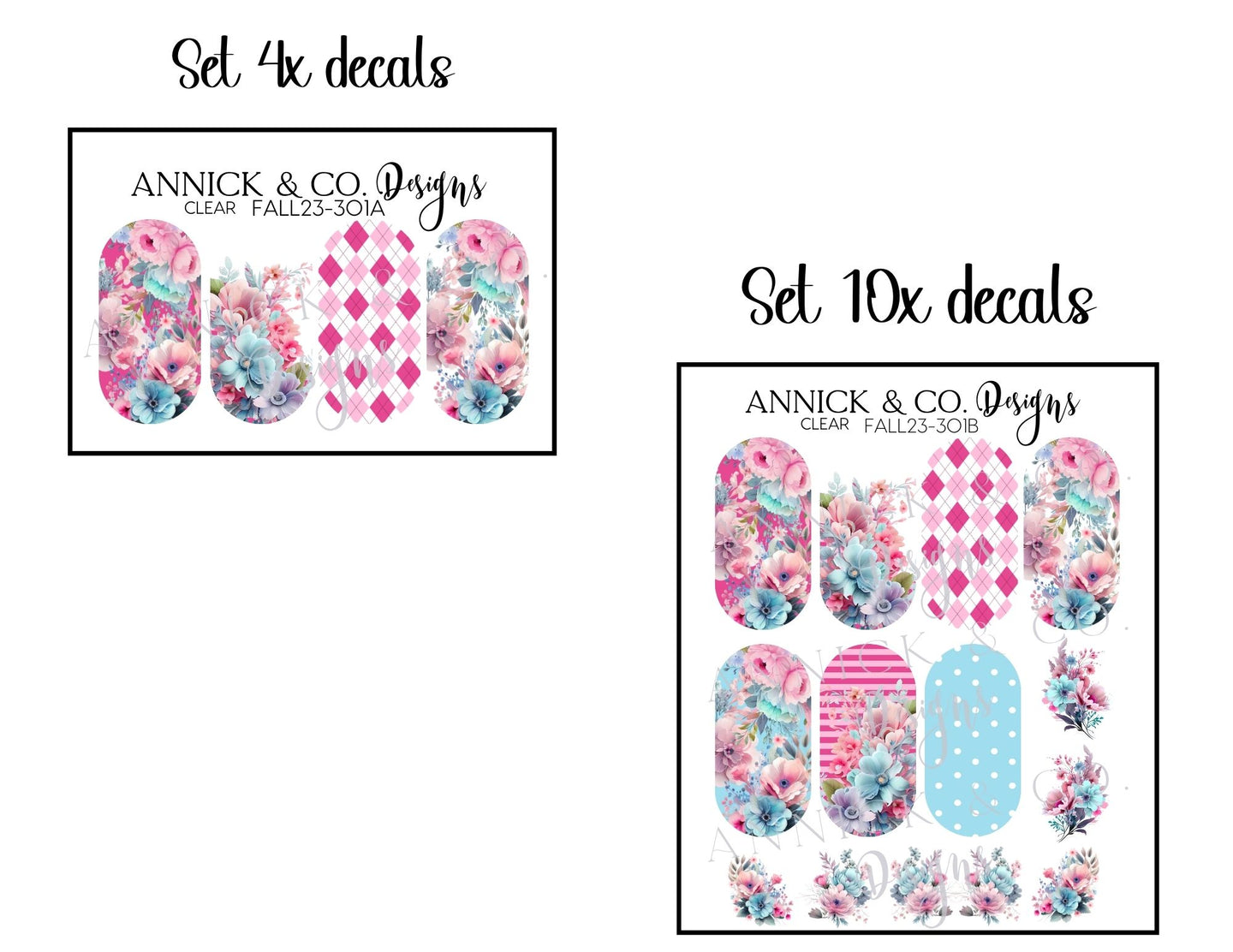 Decals for nails www.annickco.ca
