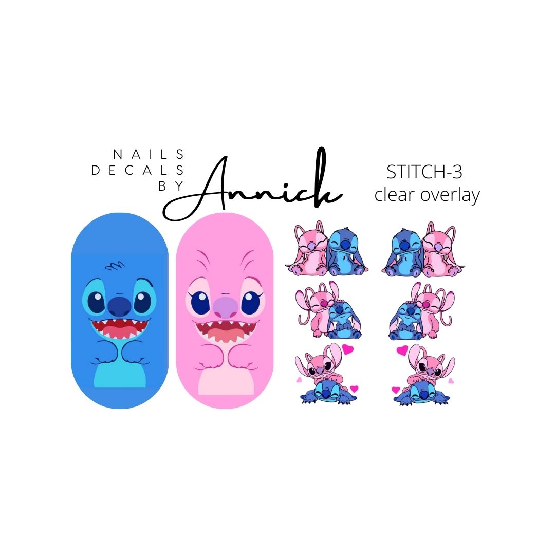 www.annickco.ca STITCH waterdecals for nails