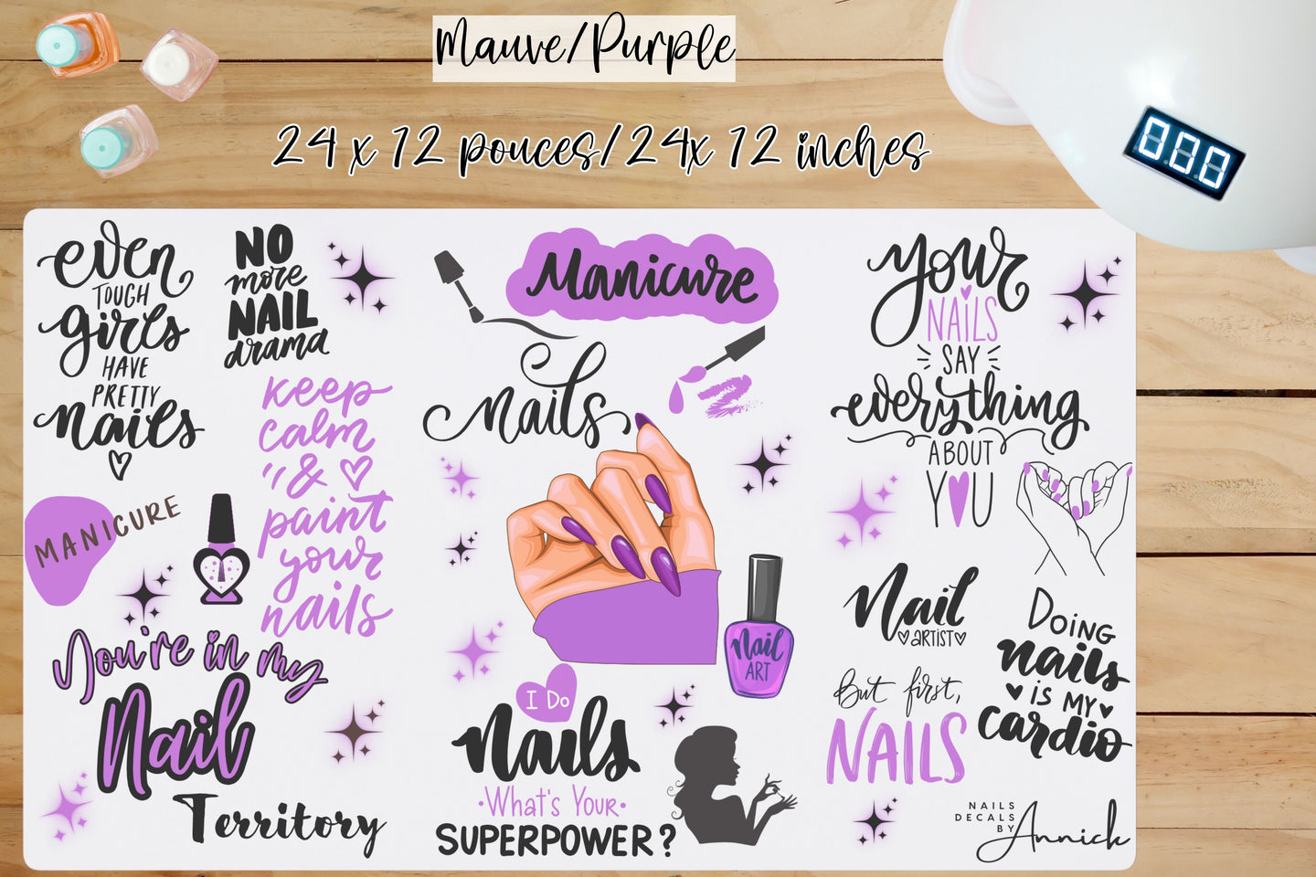 nail mats www.annickco.ca