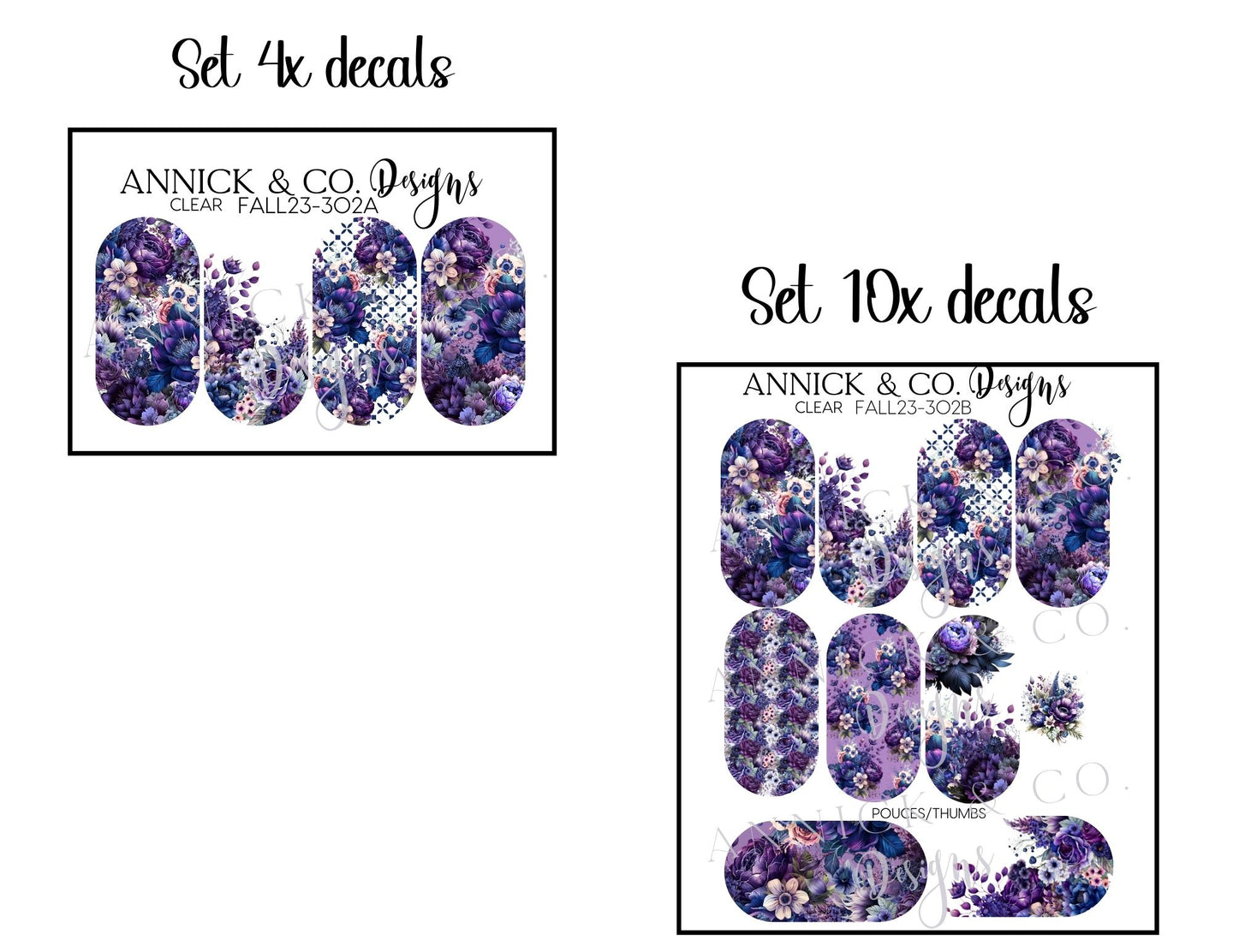 Decals for nails www.annickco.ca