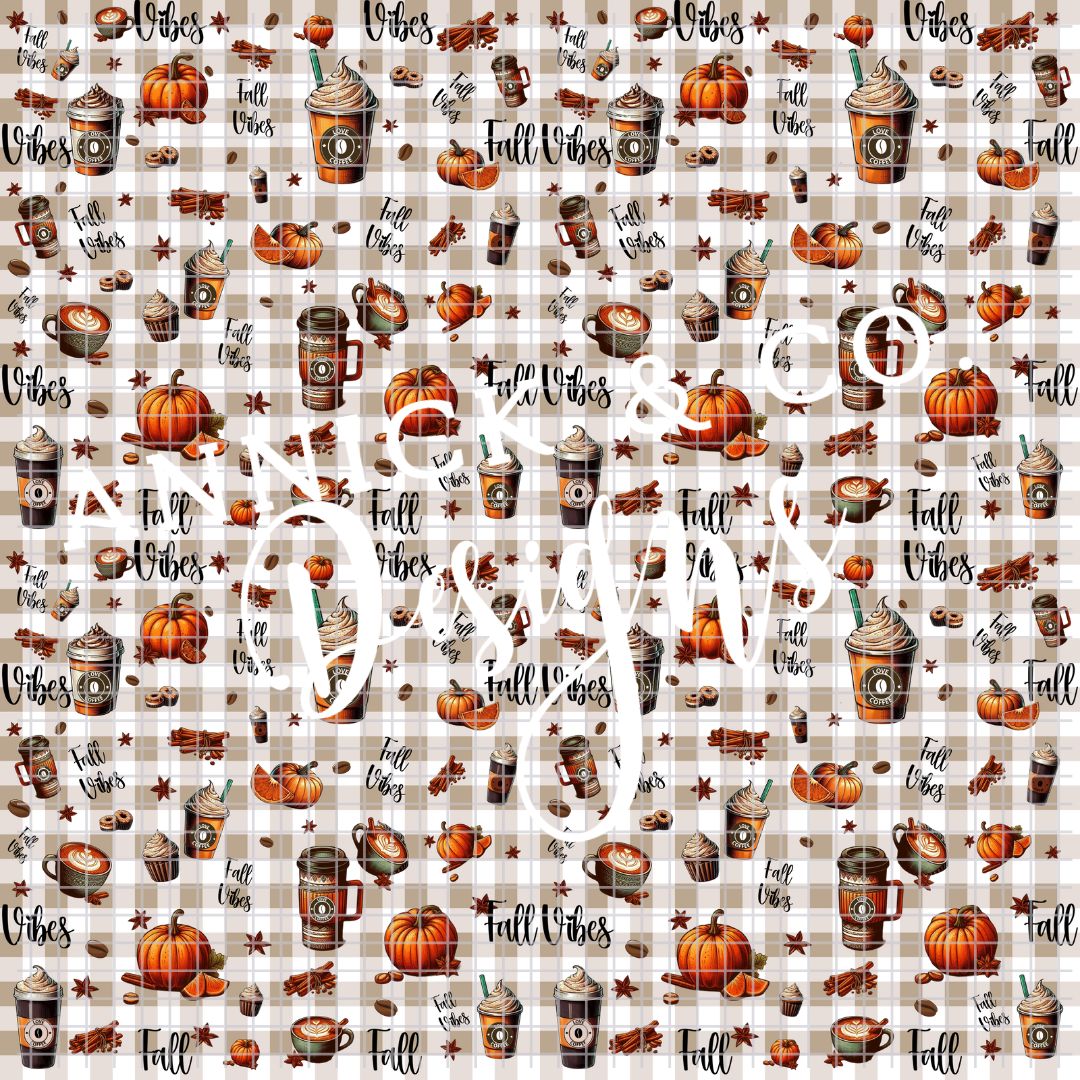 Fall Vibes - Fichier numérique PNG sans couture